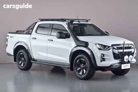 White 2021 Isuzu D-MAX Crew Cab Utility X-Terrain (4X4)
