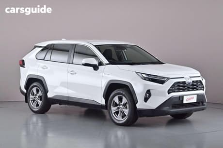White 2023 Toyota RAV4 Wagon Gx (2Wd) Hybrid