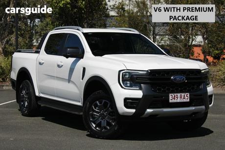 White 2023 Ford Ranger Double Cab Pick Up Wildtrak 3.0 (4X4)