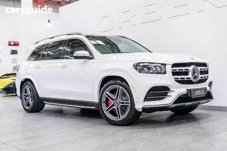 White 2021 Mercedes-Benz Gls450 Wagon 4Matic (Hybrid)