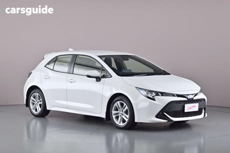 White 2022 Toyota Corolla Hatchback Ascent Sport Hybrid
