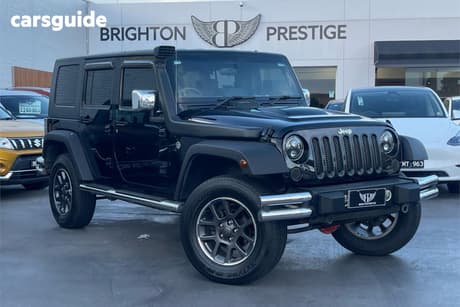 Black 2008 Jeep Wrangler Softtop Unlimited Rubicon (4X4)