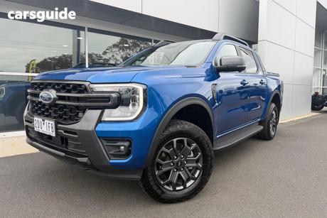 Blue 2025 Ford Ranger Double Cab Pick Up Wildtrak 3.0 (4X4)