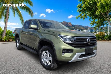 Green 2025 Volkswagen Amarok Dual Cab Utility Life Tdi500 4Motion