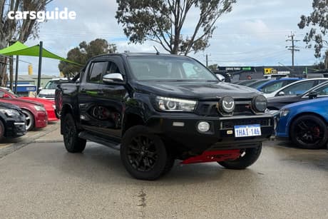Black 2015 Toyota Hilux Dual Cab Utility Sr5 (4X4)