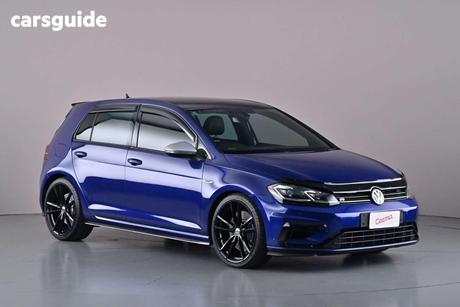Blue 2017 Volkswagen Golf Hatchback R