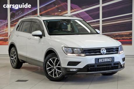 White 2017 Volkswagen Tiguan Wagon 132 Tsi Comfortline