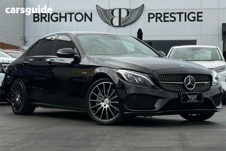 Black 2017 Mercedes-Benz C43 Sedan 43