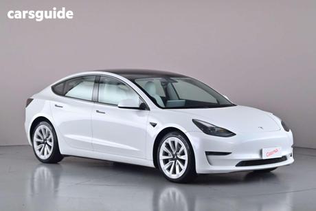 White 2021 Tesla Model 3 Sedan Long Range Awd