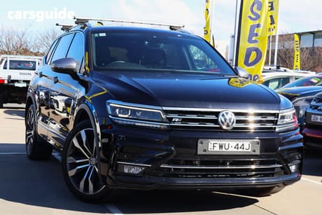 Black 2018 Volkswagen Tiguan Wagon Allspace 162 Tsi Highline