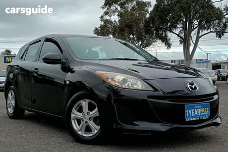 Black 2011 Mazda 3 Hatchback Neo