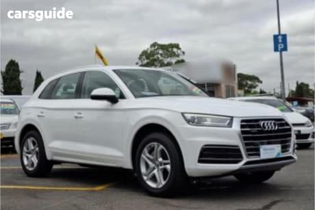 White 2018 Audi Q5 Wagon 2.0 Tdi Quattro Design