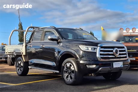 Black 2021 GWM UTE Dual Cab Utility Cannon-X (4X4)
