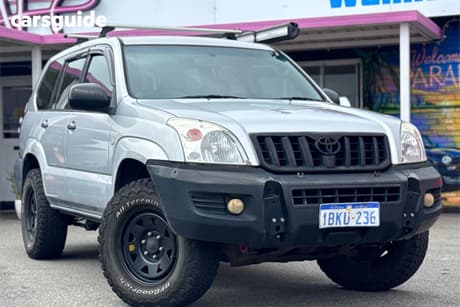 Silver 2003 Toyota Landcruiser Prado SUV GX 4X4