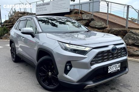 Silver 2023 Toyota RAV4 Wagon Cruiser (Awd) Hybrid