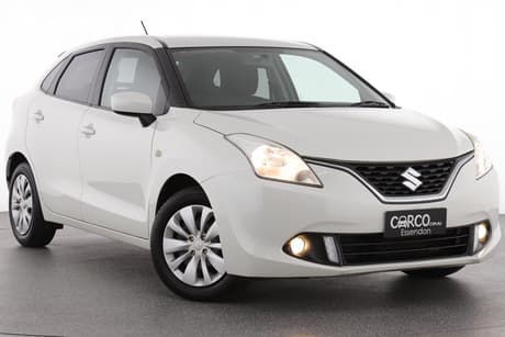 White 2019 Suzuki Baleno Hatchback Gl