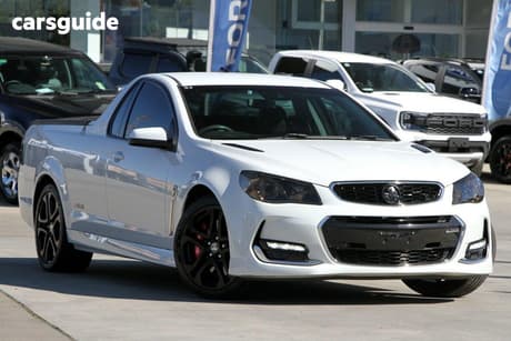 White 2016 Holden UTE Utility Ss-V Redline