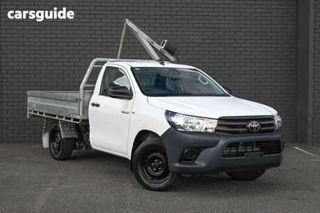 White 2021 Toyota Hilux Cab Chassis Workmate