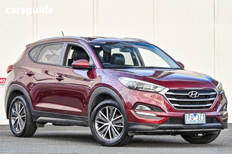 Red 2015 Hyundai Tucson Wagon Active X (Fwd)