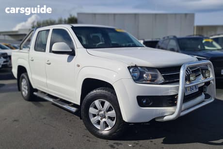 White 2012 Volkswagen Amarok Dual Cab Utility Tdi420 (4X4)