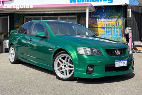 Green 2011 Holden Commodore Sedan Sv6
