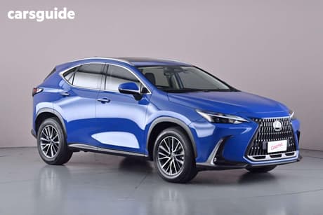 Blue 2022 Lexus NX350H Wagon Luxury Hybrid Awd