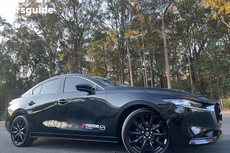 Black 2023 Mazda 3 Sedan G25 Evolve Sp