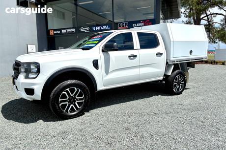 White 2022 Ford Ranger Double Cab Chassis Xl 2.0 (4X4)