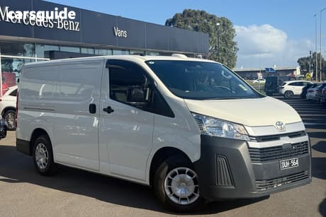 White 2025 Toyota HiAce Van Lwb