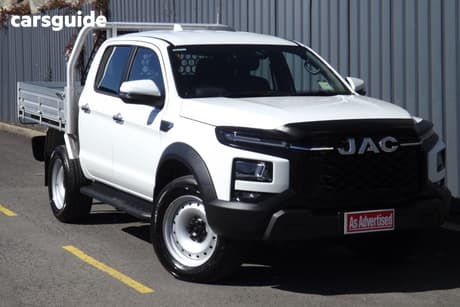 White 2026 JAC T9 Dual Cab Chassis Tradepro (4X4)