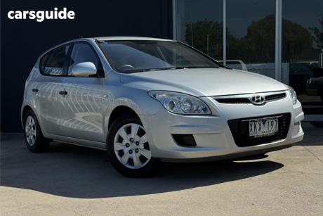 Silver 2009 Hyundai I30 Hatchback Sx