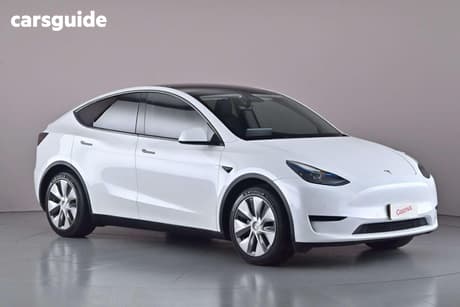 White 2022 Tesla Model Y Wagon Rear-Wheel Drive