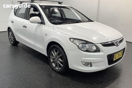White 2012 Hyundai I30 Hatch FD MY12