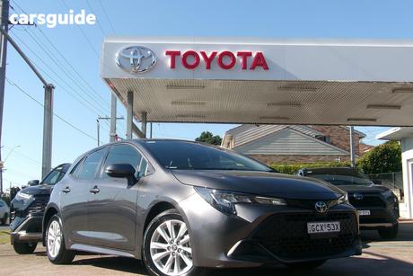 Grey 2025 Toyota Corolla Hatchback Ascent Sport Hybrid