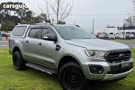 Silver 2021 Ford Ranger Double Cab Pick Up Wildtrak 2.0 (4X4)