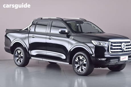 Black 2021 GWM UTE Dual Cab Utility Cannon-X (4X4)