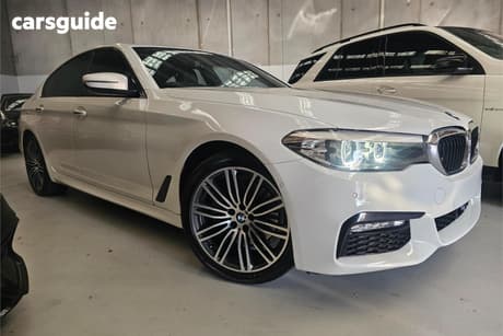 White 2019 BMW 520D Sedan M Sport