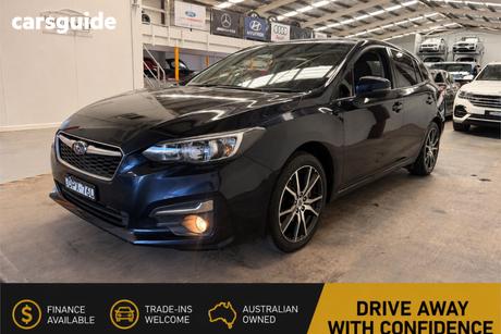 Blue 2017 Subaru Impreza Hatchback 2.0L (Awd)