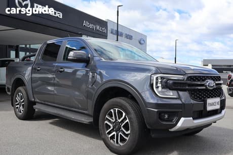 Grey 2025 Ford Ranger Double Cab Pick Up Sport 3.0 (4X4)