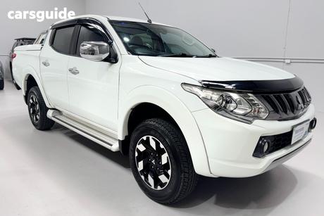 White 2017 Mitsubishi Triton Dual Cab Utility Exceed (4X4)