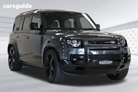 Grey 2025 Land Rover Defender Wagon 110 P425 X-Dynamic Hse