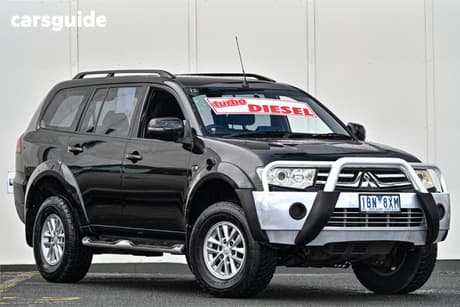 Black 2013 Mitsubishi Challenger Wagon (4X4)