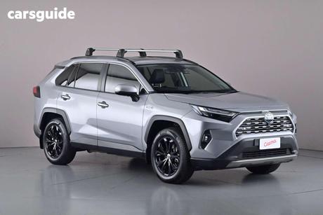 Silver 2022 Toyota RAV4 Wagon Cruiser (Awd) Hybrid