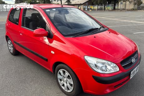 Red 2008 Hyundai Getz Hatchback Sx