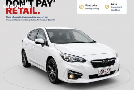 White 2017 Subaru Impreza Hatchback 2.0I-L (Awd)