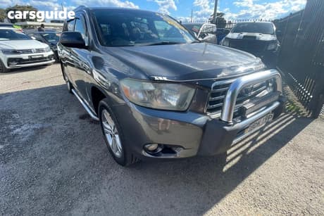 Grey 2007 Toyota Kluger SUV KX-S