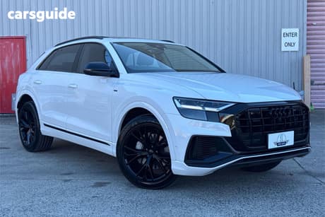 White 2019 Audi Q8 Wagon 55 Tfsi Quattro (Hybrid)