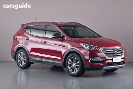 Red 2015 Hyundai Santa FE Wagon Elite Crdi (4X4)