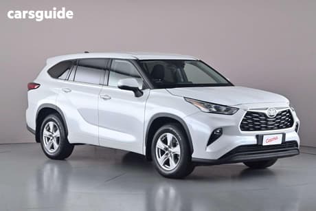 White 2022 Toyota Kluger Wagon Gx Awd