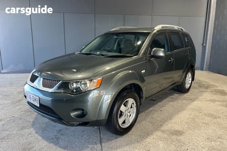 Grey 2008 Mitsubishi Outlander Wagon Ls